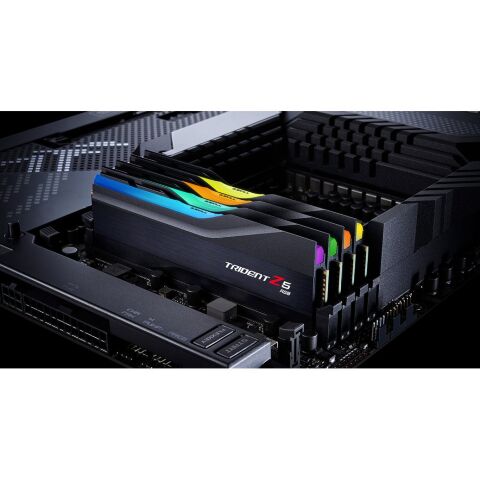 Модуль памяти для компьютера DDR5 32GB (2x16GB) 7200 MHz Trident Z5 RGB G.Skill (F5-7200J3445G16GX2-TZ5RK) - Модули памяти для компьютера  - Модули памяти для компьютера 