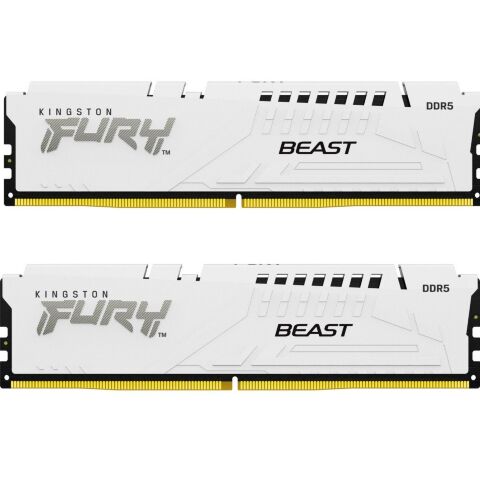Модуль памяти для компьютера DDR5 32GB (2x16GB) 5600 MHz Beast White Kingston Fury (ex.HyperX) (KF556C36BWEK2-32) - Нулевой остаток (Feed)  - Нулевой остаток (Feed) 