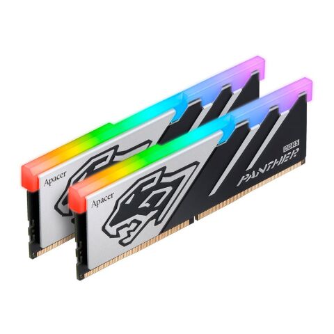 Модуль памяти для компьютера DDR5 32GB (2x16GB) 5600 MHz Panther RGB Apacer (AH5U32G56C5229BAA-2) - Нулевой остаток (Feed)  - Нулевой остаток (Feed) 