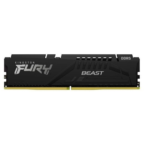 Модуль памяти для компьютера DDR5 16GB 5600 MHz Beast AM5 Black Kingston Fury (ex.HyperX) (KF556C36BBE-16) - Нулевой остаток (Feed)  - Нулевой остаток (Feed) 