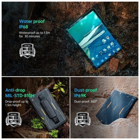 Планшет OUKITEL RT6 10.1" 8/256GB /NFC/ LTE Black (6931940750233) - Нулевой остаток (Feed) - Нулевой остаток (Feed)