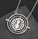 Кулон Harry Potter Маховик часу Гаррі Поттер (Time Turner Necklace) срібний -   -  