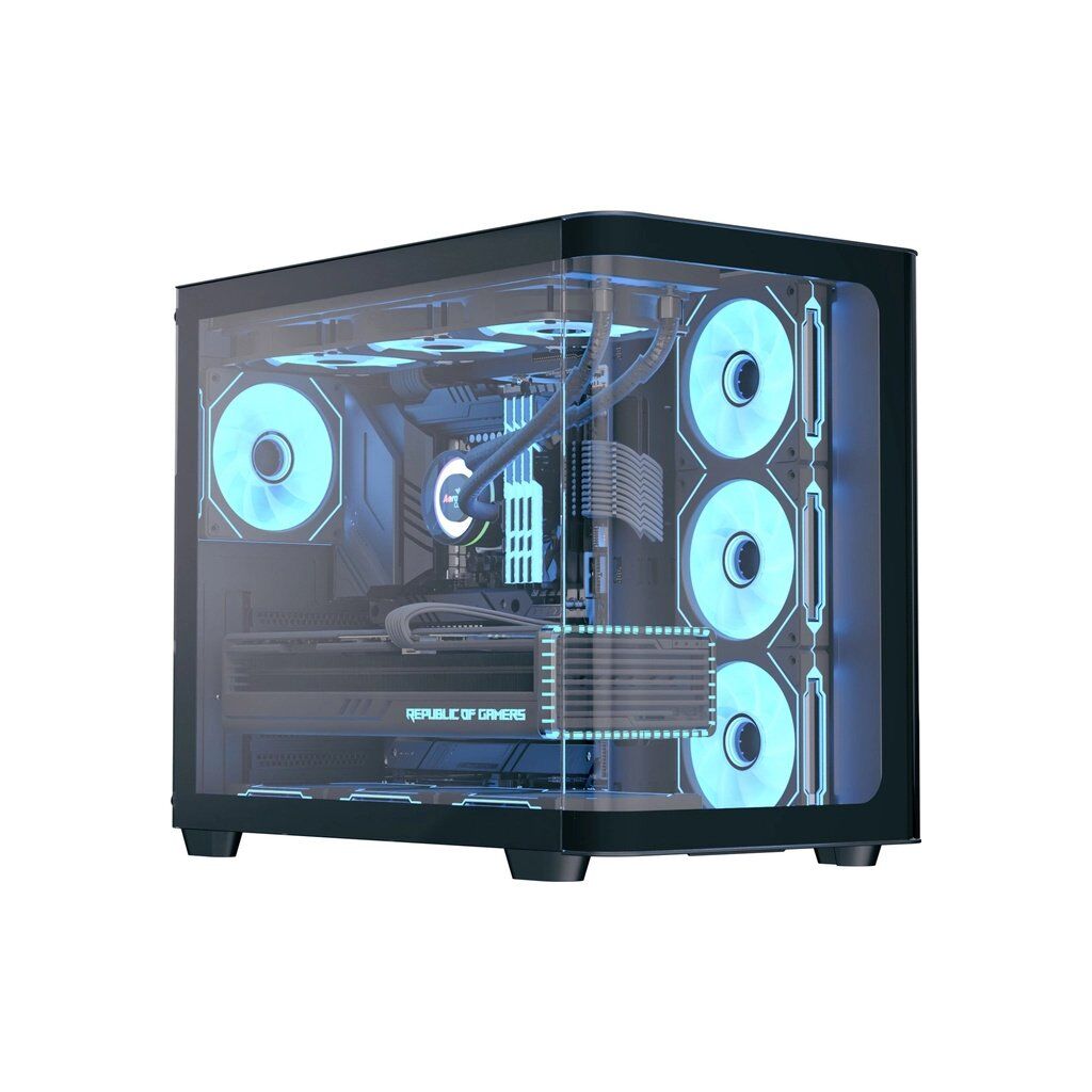 Корпус для ПК AeroCool P500C-G-BK-v1 Black (ACCM-PN01043.11)