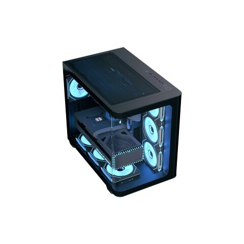Корпус для ПК AeroCool P500C-G-BK-v1 Black (ACCM-PN01043.11) - Нулевой остаток (Feed)  - Нулевой остаток (Feed) 