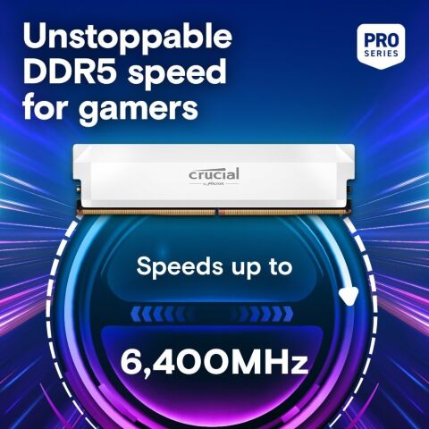 Модуль памяти для компьютера DDR5 16GB 6000 MHz Pro Overclocking White Micron (CP16G60C36U5W) - Нулевой остаток (Feed)  - Нулевой остаток (Feed) 