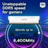 Модуль памяти для компьютера DDR5 16GB 6000 MHz Pro Overclocking White Micron (CP16G60C36U5W)