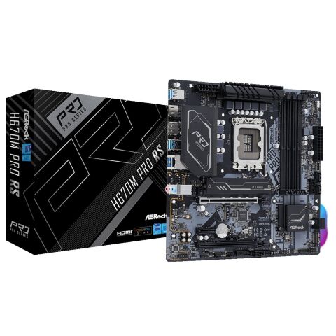 Материнская плата ASRock H670M PRO RS - Системные (материнские) платы  - Системные (материнские) платы 