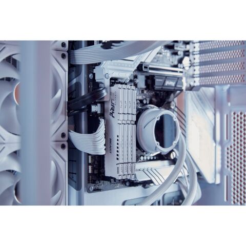 Модуль памяти для компьютера DDR5 64GB (2x32GB) 5600 MHz Beast White EXPO Kingston Fury (ex.HyperX) (KF556C36BWEK2-64) - Модули памяти для компьютера  - Модули памяти для компьютера 