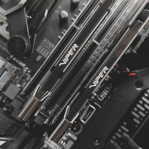 Модуль памяти для компьютера DDR4 16GB (2x8GB) 3600 MHz Viper Steel Patriot (PVS416G360C7K) - Нулевой остаток (Feed) - Нулевой остаток (Feed)