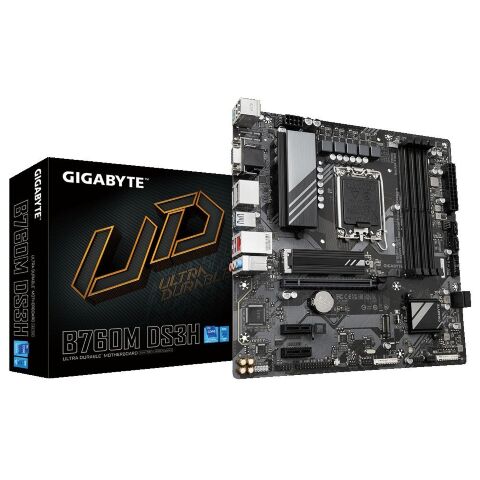 Материнская плата GIGABYTE B760M DS3H - Нулевой остаток (Feed) - Нулевой остаток (Feed)