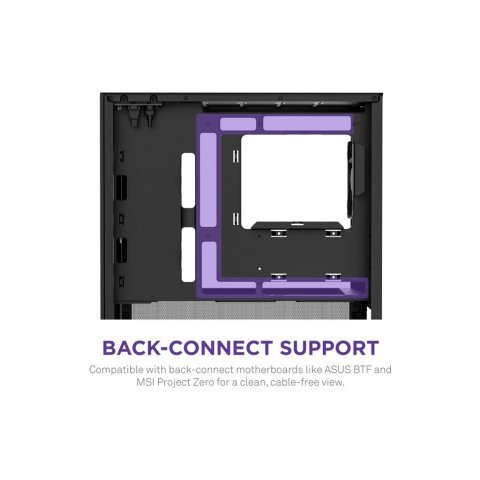 Корпус NZXT H3 Flow All Black (CC-H31FB-01) - Нулевой остаток (Feed) - Нулевой остаток (Feed)