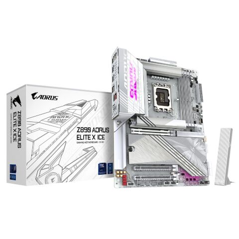 Материнская плата GIGABYTE Z890 AORUS ELITE X ICE - Системные (материнские) платы  - Системные (материнские) платы 