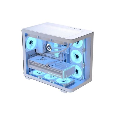 Корпус для ПК AeroCool P500C-G-WT-v1 White (ACCM-PN01043.21) - Нулевой остаток (Feed)  - Нулевой остаток (Feed) 
