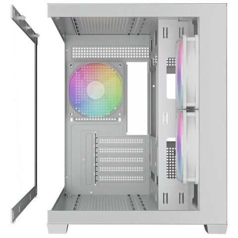 Корпус для ПК Gamdias AURA GC10M V2 WH ARGB (4711514503166) - Нулевой остаток (Feed)  - Нулевой остаток (Feed) 