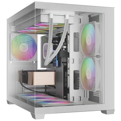 Корпус для ПК Gamdias AURA GC10M V2 WH ARGB (4711514503166) - Нулевой остаток (Feed)  - Нулевой остаток (Feed) 