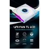 Кулер для корпуса Lian Li TLLCD 120-3, White Cooler (G99.12TLLCD3W.00)