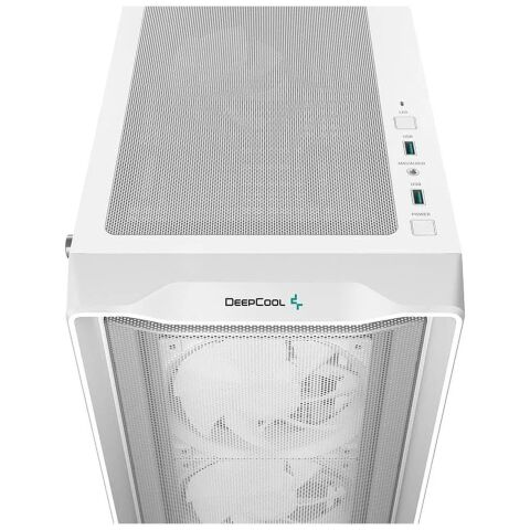 Корпус для ПК Deepcool CC560 Mesh V2 White (R-CC560-WHAMA4-G-2) - Нулевой остаток (Feed)  - Нулевой остаток (Feed) 