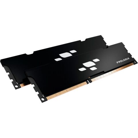 Модуль памяти для компьютера DDR5 32GB (2x16GB) 6000 MHz Black Prologix (PRO32GB6000B5K) - Нулевой остаток (Feed)  - Нулевой остаток (Feed) 