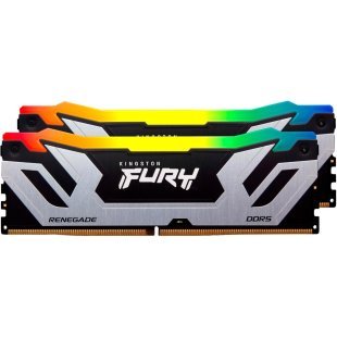 Модуль памяти для компьютера DDR5 48GB 8400 MHz Renegade RGB Silver XMP Kingston Fury (ex.HyperX) (KF584CU40RSAK2-48)