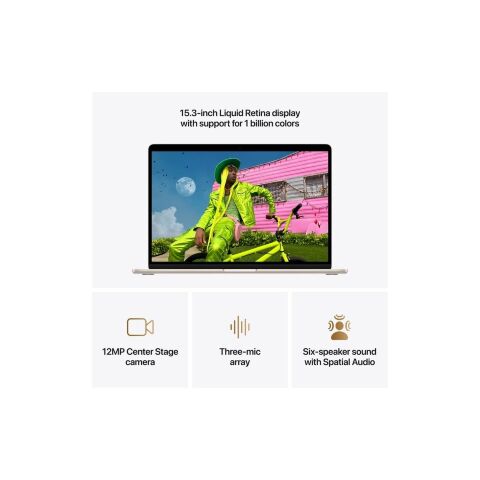 Ноутбук Apple MacBook Air 15 M5 A3448 Starlight (MDVF4UA/A) - Ноутбуки  - Ноутбуки 