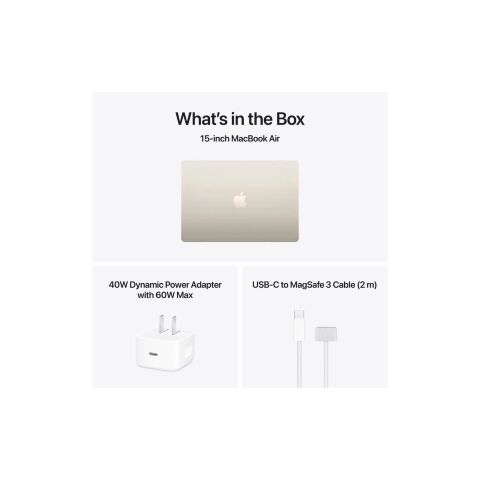 Ноутбук Apple MacBook Air 15 M5 A3448 Starlight (MDVF4UA/A) - Ноутбуки  - Ноутбуки 