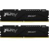 Модуль памяти для компьютера DDR5 16GB (2x8GB) 5200 MHz FURY Beast Black Kingston Fury (ex.HyperX) (KF552C40BBK2-16)