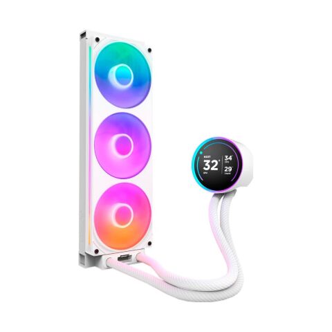 Система жидкостного охлаждения NZXT Kraken Elite RGB 360mm AIO (RL-KR36E-W2) - Нулевой остаток (Feed)  - Нулевой остаток (Feed) 