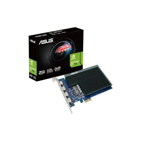 Видеокарта ASUS GeForce GT730 2048Mb 4*HDMI (GT730-4H-SL-2GD5) - Нулевой остаток (Feed)  - Нулевой остаток (Feed) 
