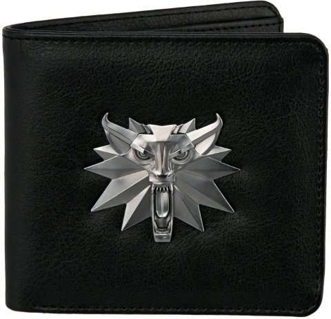 Кошелек JINX The Witcher 3 White Wolf Bi-Fold Wallet Black - -