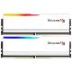 Модуль памяти для компьютера DDR5 64GB (2x32GB) 6400 MHz Ripjaws M5 RGB Matte White G.Skill (F5-6400J3239G32GX2-RM5RW) - Модули памяти для компьютера  - Модули памяти для компьютера 