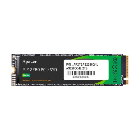 Накопитель SSD M.2 2280 2TB Apacer (AP2TBAS2280Q4X-1) - Внутренние SSD  - Внутренние SSD 