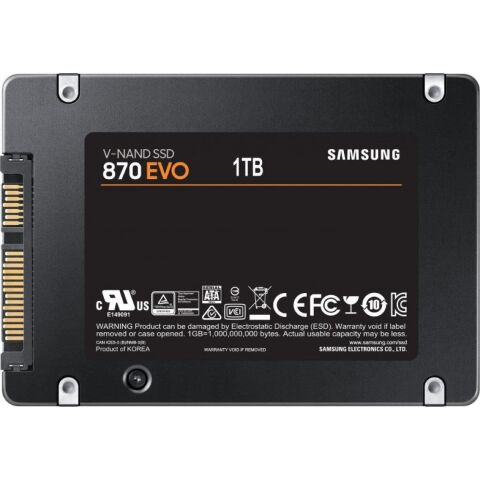 Накопитель SSD 2.5" 1TB 870 EVO Samsung (MZ-77E1T0BW) - Внутренние SSD - Внутренние SSD