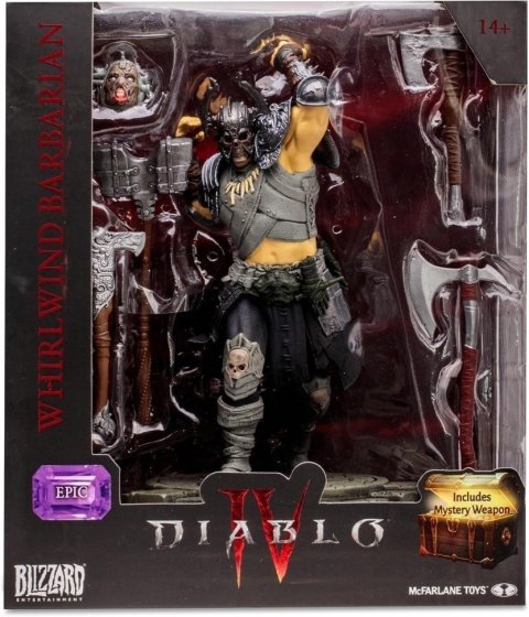 Фігурка McFarlane Diablo IV Whirlwind Barbarian Epic Figure Діабло Варвар 20 см. - -