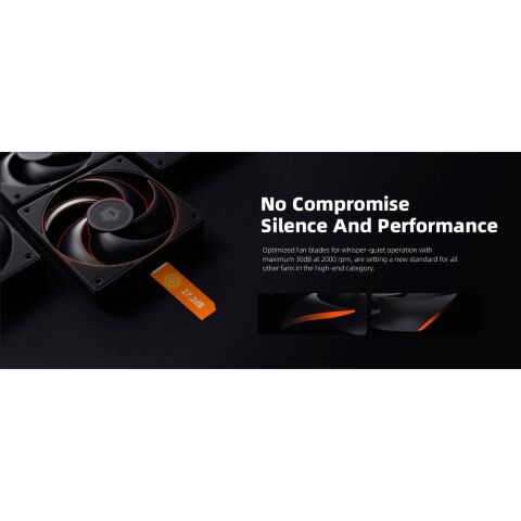 Кулер для корпуса ID-Cooling Вентилятор ID-Cooling AS-120-K Trio (AS-120-K TRIO) - Нулевой остаток (Feed) - Нулевой остаток (Feed)