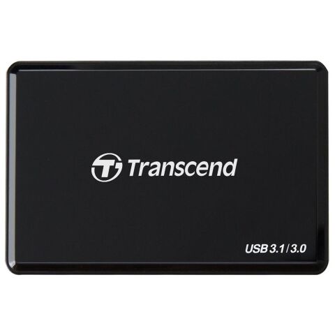 Считыватель флеш-карт Transcend USB 3.1 Gen 1 Type-C SD/microSD/CompactFlash/Memory Stick (TS-RDC8K2) - Нулевой остаток (Feed)  - Нулевой остаток (Feed) 