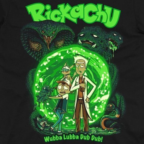 Футболка Morze Rick and Morty Wubba Lubba Dub Dub Рік та морті (розмір L) - -