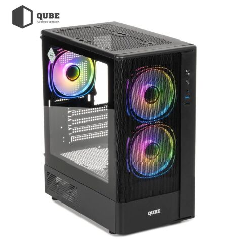 Корпус для ПК Qube GEON_GBNU3 - Корпуса  - Корпуса 