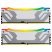 Модуль памяти для компьютера DDR5 48GB (2x24GB) 8400 MHz Renegade RGB White/Silver Kingston Fury (ex.HyperX) (KF584CU40RWAK2-48) - Нулевой остаток (Feed)  - Нулевой остаток (Feed) 