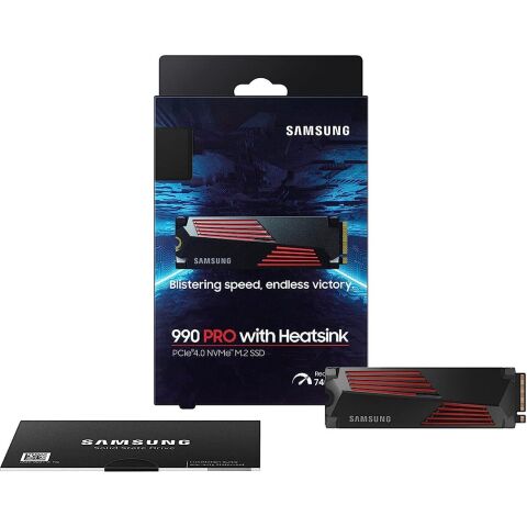 Накопитель SSD M.2 2280 2TB 990 PRO with Heatsink Samsung (MZ-V9P2T0GW) - Нулевой остаток (Feed) - Нулевой остаток (Feed)