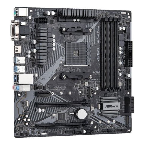 Материнская плата ASRock B450M PRO4 R2.0 - Нулевой остаток (Feed)  - Нулевой остаток (Feed) 