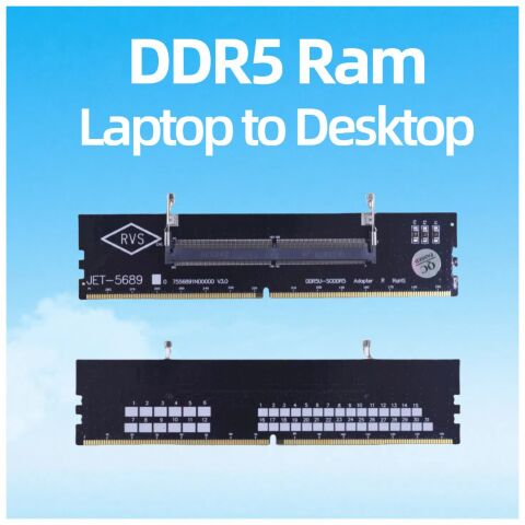 Конвертор Dynamode DDR5 Laptop SO-DIMM to Desktop DIMM RAM Memory (DM-DDR5-DIMM-Converter) - Нулевой остаток (Feed)  - Нулевой остаток (Feed) 