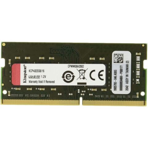 Модуль памяти для ноутбука SoDIMM DDR4 16GB 3200 MHz Kingston (KCP432SS8/16) - Модули памяти к ноутбукам - Модули памяти к ноутбукам