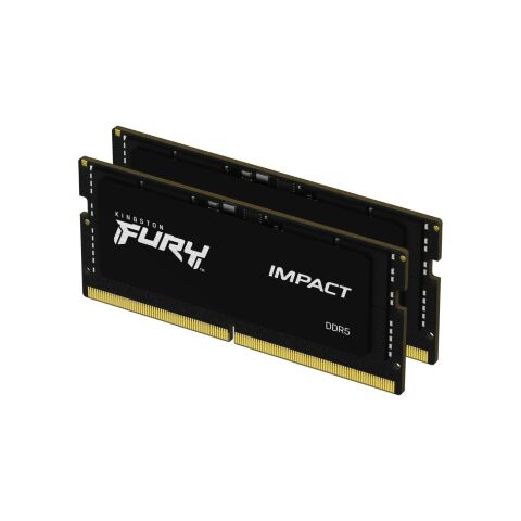 Модуль памяти для ноутбука SoDIMM DDR5 16GB (2x8GB) 4800 MHz FURY Impact Kingston Fury (ex.HyperX) (KF548S38IBK2-16) - Модули памяти к ноутбукам - Модули памяти к ноутбукам