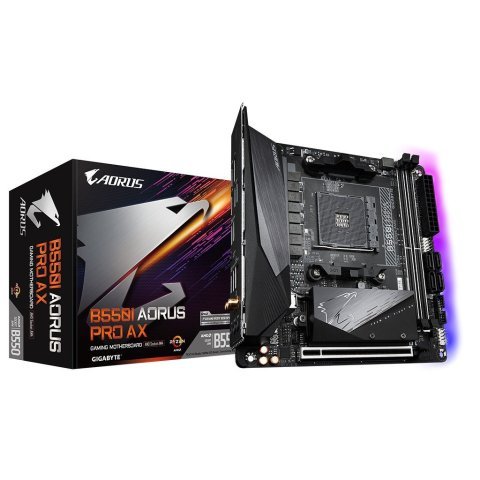 Материнская плата GIGABYTE B550I AORUS PRO AX - Нулевой остаток (Feed)  - Нулевой остаток (Feed) 