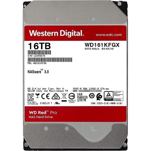 Жесткий диск 3.5" 16TB WD (WD161KFGX) - Нулевой остаток (Feed)  - Нулевой остаток (Feed) 
