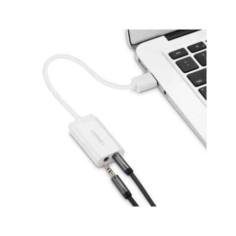 Звуковая плата Ugreen US205 white (30143) - Нулевой остаток (Feed)  - Нулевой остаток (Feed) 