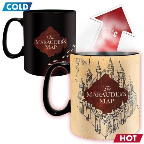 Чашка хамелеон Harry Potter Marauders Map Mug Гарри Поттер Карта Мародеров Кружка 460 мл -   -  