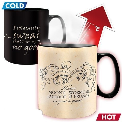 Чашка хамелеон Harry Potter Marauders Map Mug Гарри Поттер Карта Мародеров Кружка 460 мл -   -  