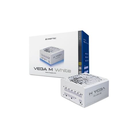 Блок питания Chieftec 1000W VEGA M WHITE (PPG-1000-CW) - Нулевой остаток (Feed)  - Нулевой остаток (Feed) 