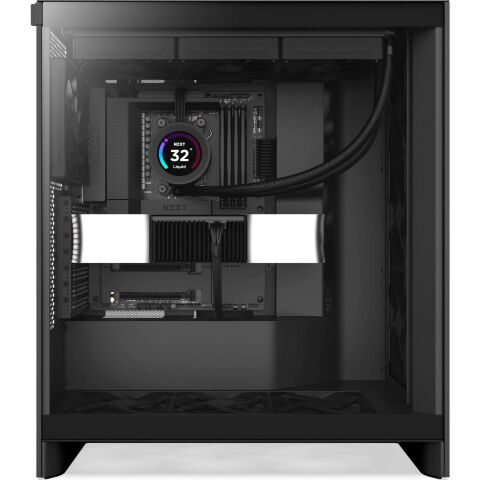 Корпус для ПК NZXT H7 Flow All Black (CM-H72FB-01) - Нулевой остаток (Feed) - Нулевой остаток (Feed)